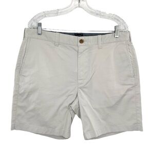 J. Crew Mens 7" Stretch Beige Chino Shorts New